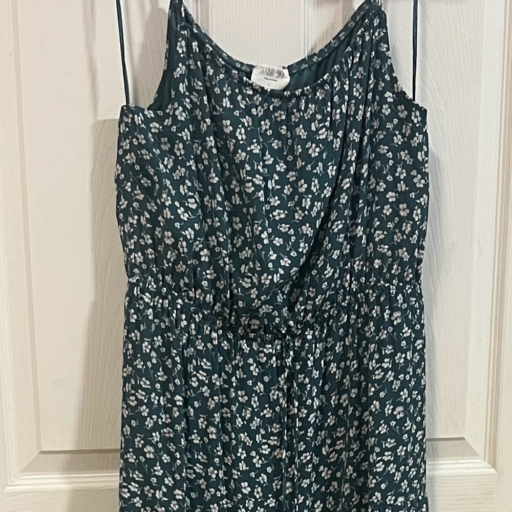 Sienna Sky Teal Floral Maxi Dress